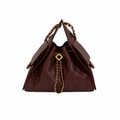 25 BURGUNDY HANDBAG BRWON