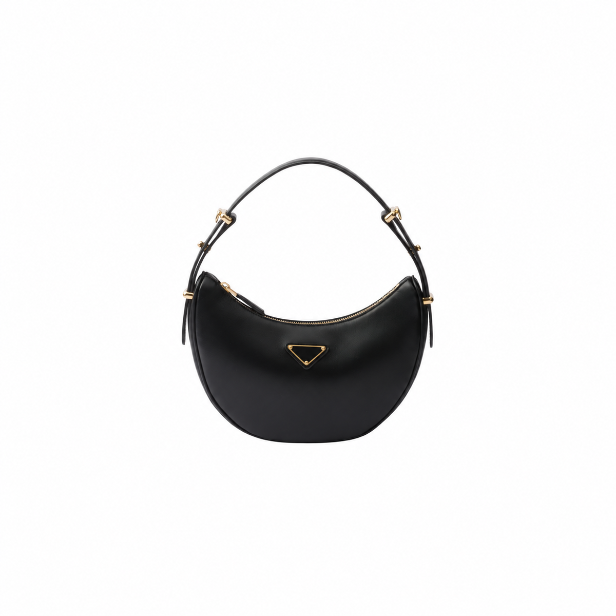 ARQUÉ SMALL SHOULDER BAG CALFSKIN BLACK GHW