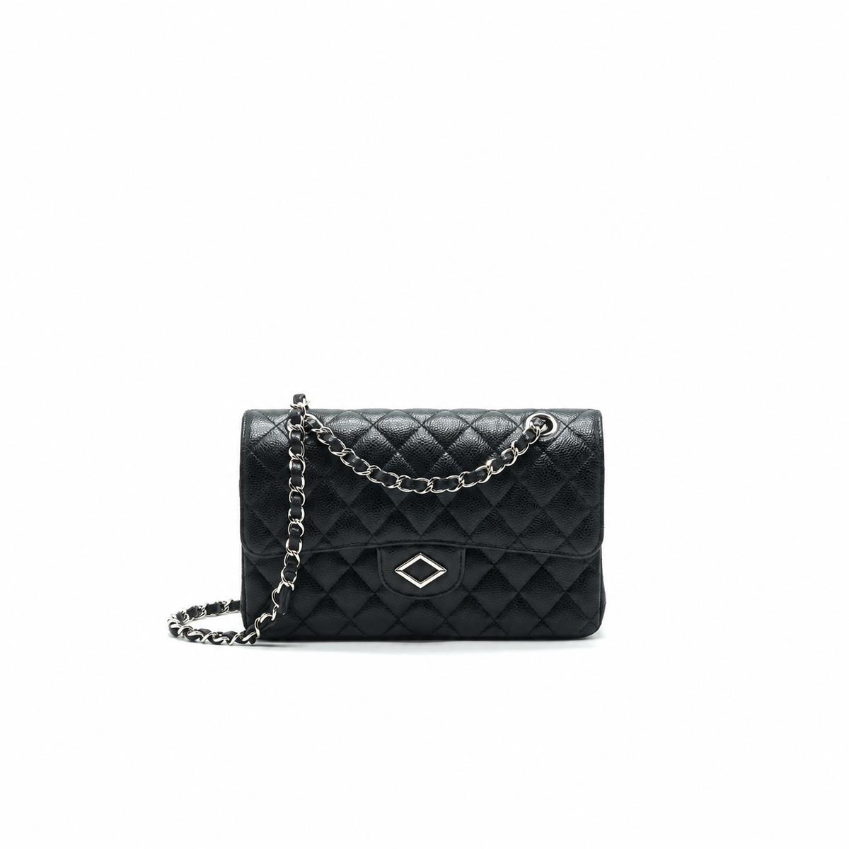 CLASSIC SMALL DOUBLE FLAP CAVIAR