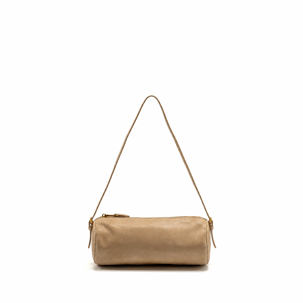 Clutch Bag Nappa Leather Beige