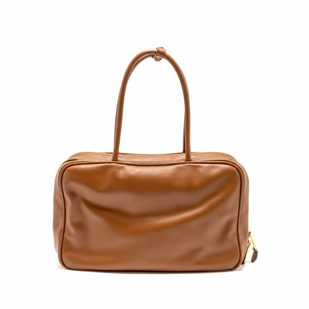 LARGE BEAU BAG CALFSKIN COGNAC