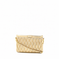 MATELASSE CROSSBODY BAG GOLD