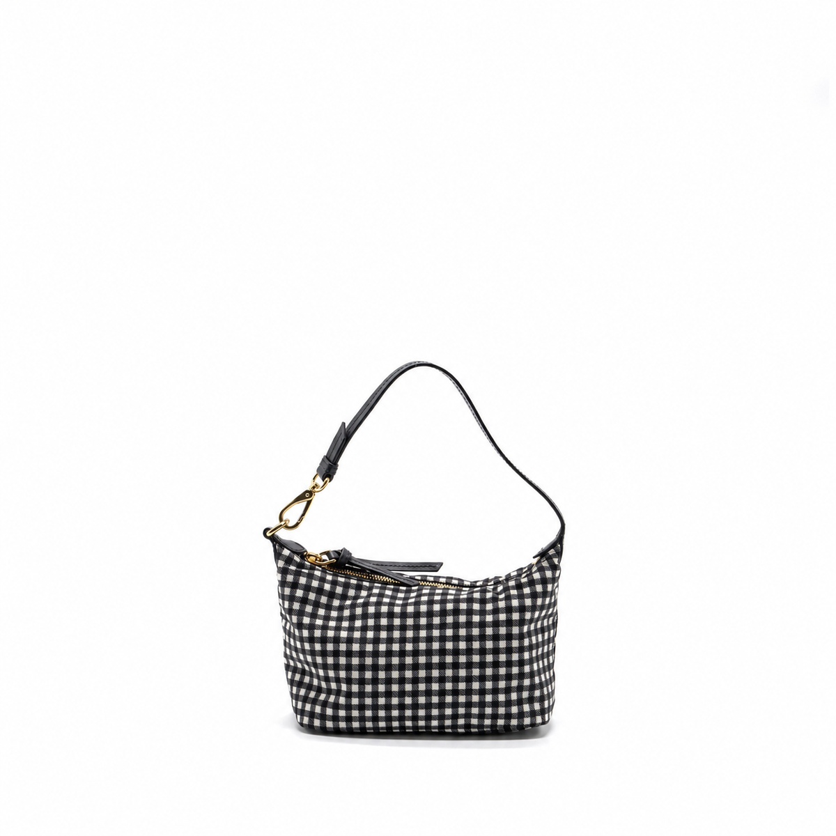 SPIRIT PRINTED FAILLE MINI-BAG NYLON BLACK
